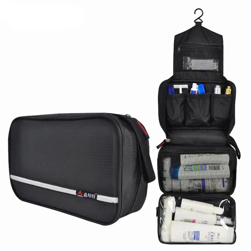 trousse de toilette étanche pour hommes et femmes, trousse de toilette extérieure, kits de douche de voyage, trousse cosmétique, poudres de maquillage, nouveau