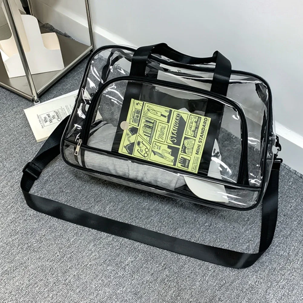 sacs à main de créateur de luxe pour femmes, sac à main transparent, sac d'entraînement en pvc, sac polochon de voyage, sacs à bandoulière étanches
