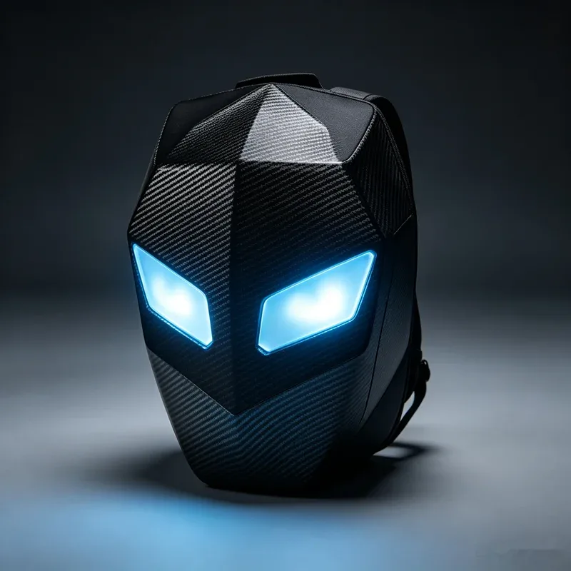 sac à dos intelligent rechargeable avec écran led, motif dynamique personnalisé via l'application, lumière bluetooth rgb, sac à dos tendance pour les voyages et l'école