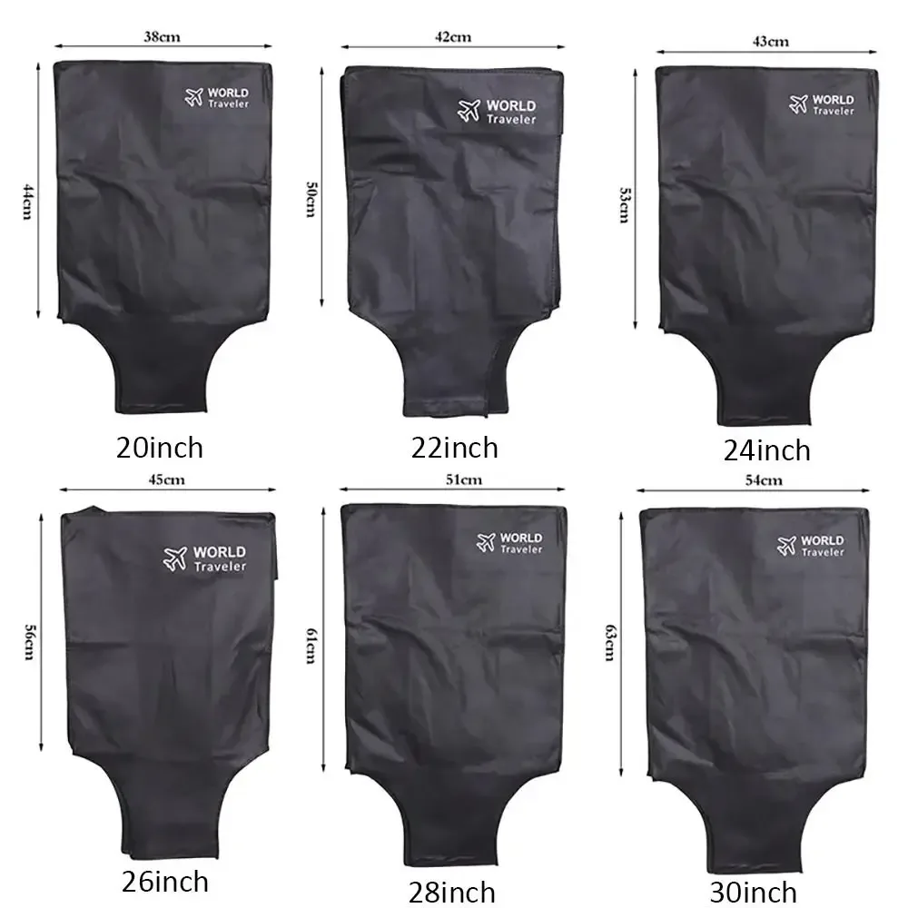 juste de protection anti-rayures pour bagages, tissu non tissé, housse de protection pour bagages, valise, étui à roulettes, rouleaux d'usure