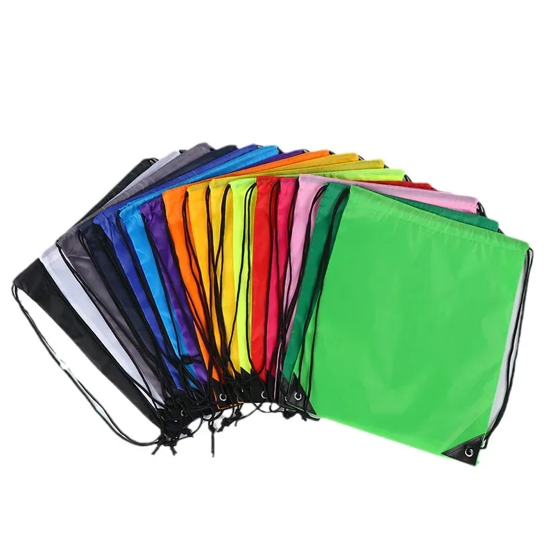 sac à dos en polyester, sac de marathon, sac à cordon, sac de natation en plein air, plusieurs couleurs disponibles