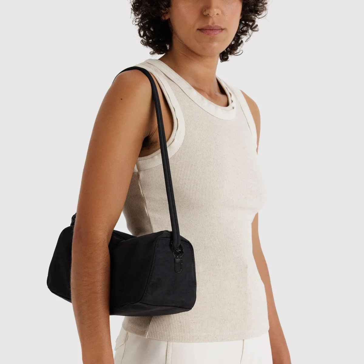 sac mini loaf en nylon, sac bowler grande capacité pour femmes, sac à bandoulière tendance pour le travail, sac de shopping et sac bandoulière