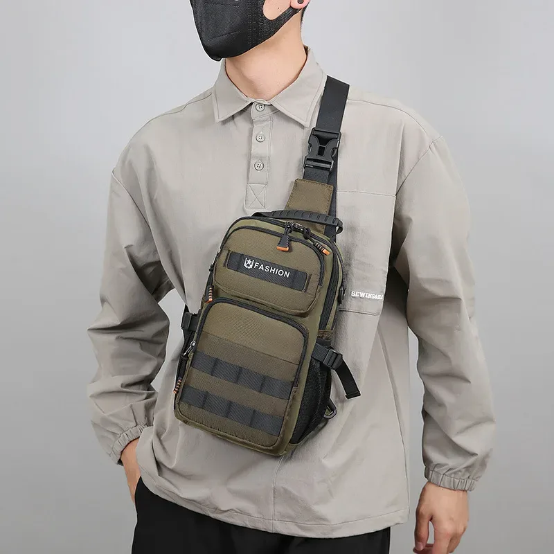 sac dos oxford université polyester rubans hip hop gris kaki noir bleu compact trapze forme pratique usage journalier