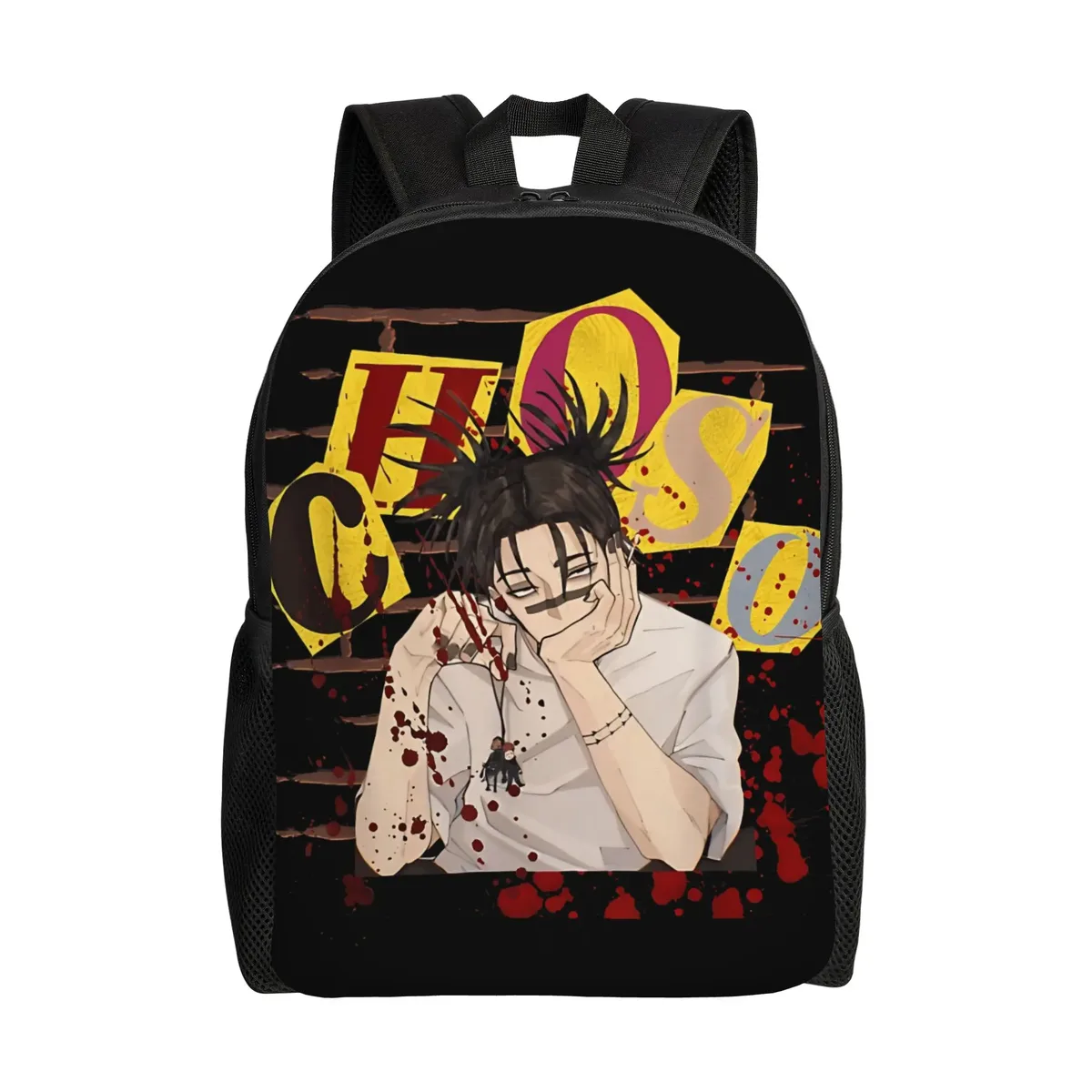 sac à dos choso pour hommes et femmes, sac à dos cool pour le lycée, le travail, le quotidien, sacs en toile kaisens anime pour l'université, durables
