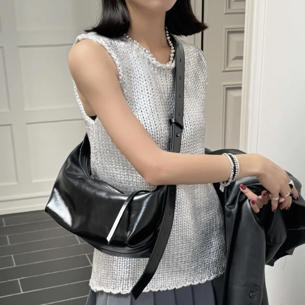 motingsome sac à main pochette à bandoulière femme fourre-tout lisse en cuir de vache bandoulière dame printemps selle rouge mini messager sacs à main 2025 nouveau