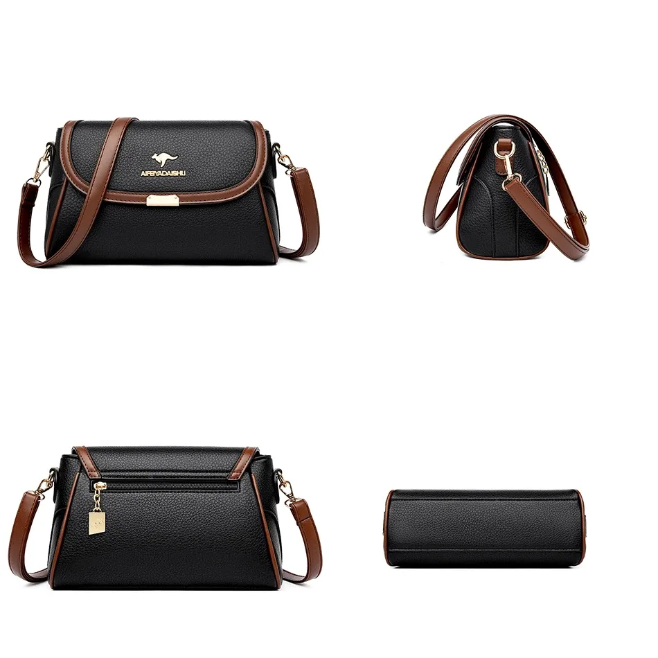 sac à bandoulière en cuir solide de bonne qualité pour femme, petits sacs à bandoulière de styliste, nouvelle collection 2024