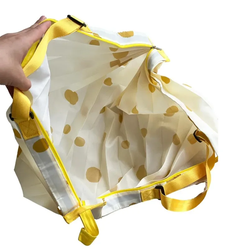 grand sac de courses pliable, sac écologique réutilisable, paquet d'épicerie, sacs de rangement de jouets de plage, pochette d'épaule imprimée chat citron, fourre-tout