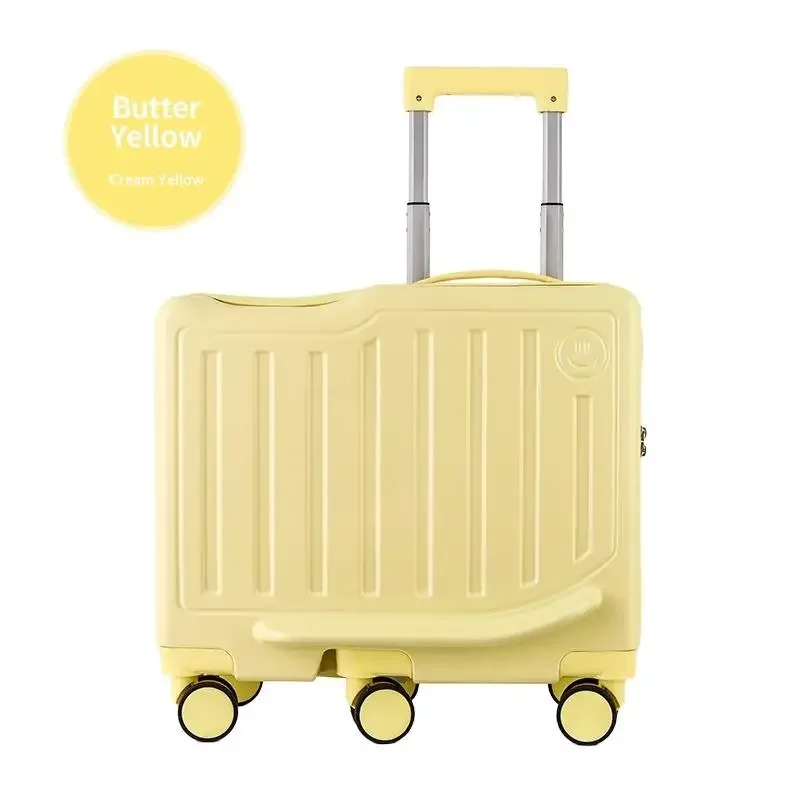 valise à roulettes 20 pouces avec serrure à code, bagage portable pour enfants, voyage et vacances