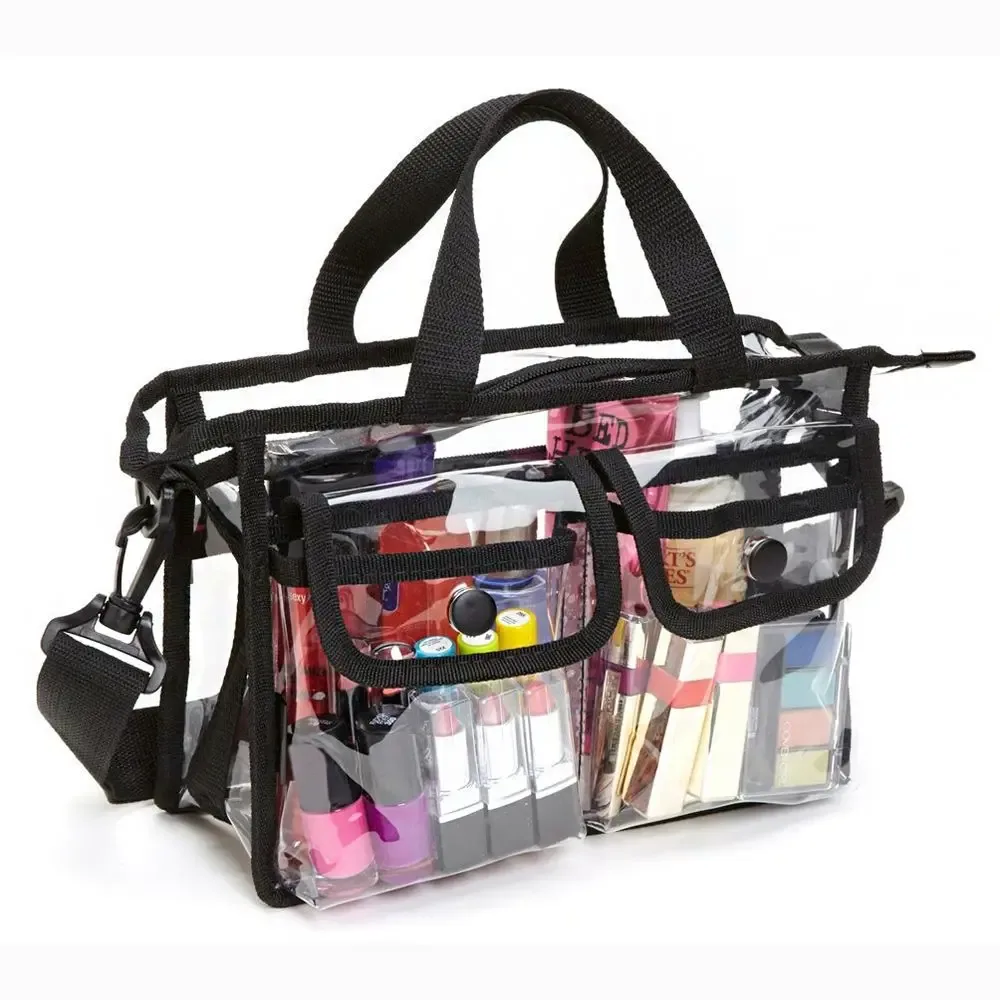 organisateur de voyage, étui de rangement, trousse de toilette de plage, pochette à maquillage, sac à cosmétiques en pvc, sac de rangement pour articles de toilette, sac à bandoulière pour femme