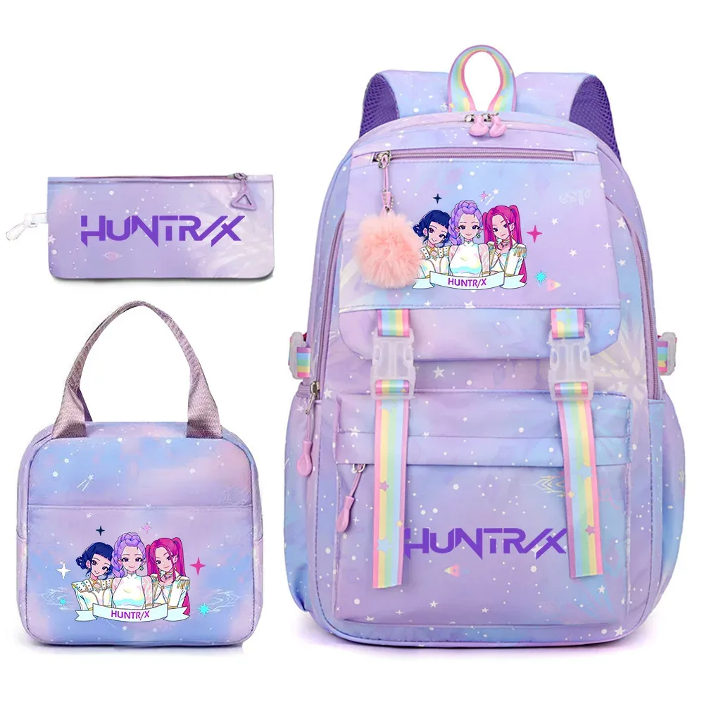 sac à dos kpop demon hunters pour enfants, sacs d'école pour enfants, sacs à dos pour ordinateur portable pour adolescentes et garçons, sacs de voyage pour femmes