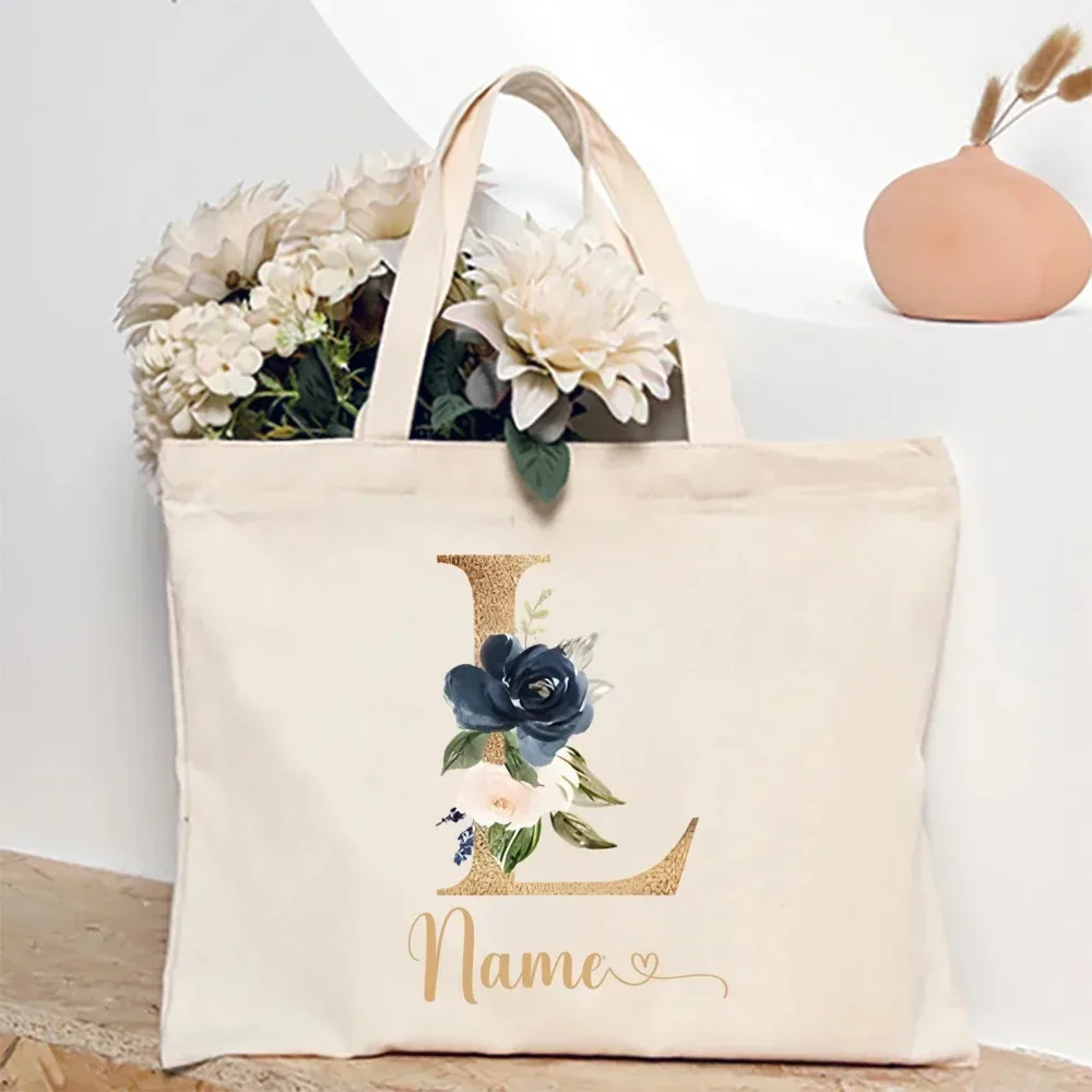 sac fourre-tout personnalisé pour demoiselle d'honneur avec initiales et nom, sac à bandoulière, sac de fête de bachelorette, sac à main de mariée, cadeau pour elle