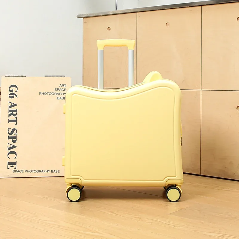 valise de voyage légère à roulettes pour enfant, poinvalise à roulettes silays euses, dessin animé