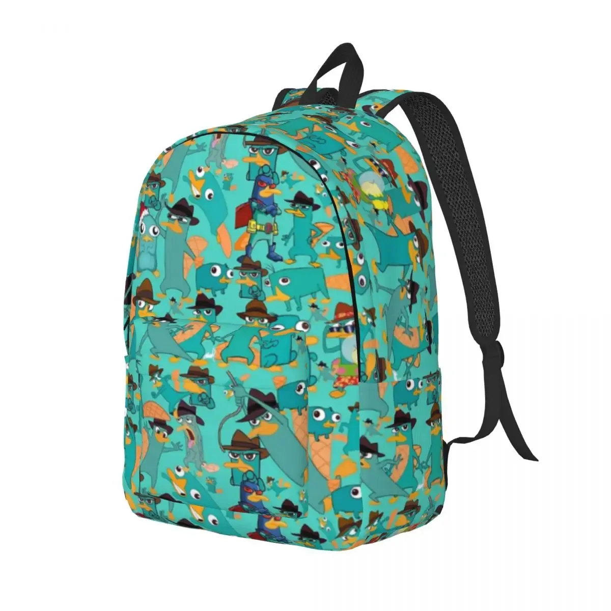 perrys the platypused sac à dos décontracté sport étudiant travail sac à dos pour hommes femmes collège sac à bandoulière