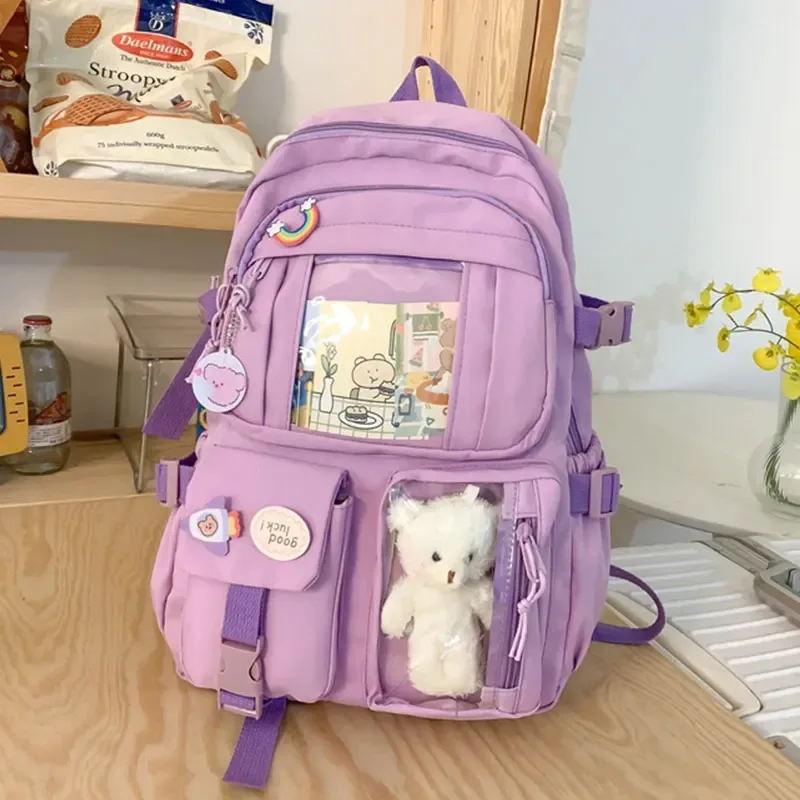 mode filles sac à dos nouvelle grande capacité style coréen femmes sacs à dos mignon étudiant école sac à dos polyvalent femmes sac