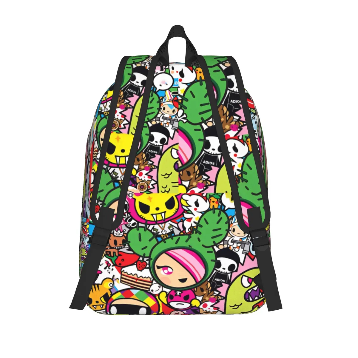 sac à dos tokidokii pour fille, sacs à dos de sport en polyester, sacs à dos souples et amusants pour le lycée