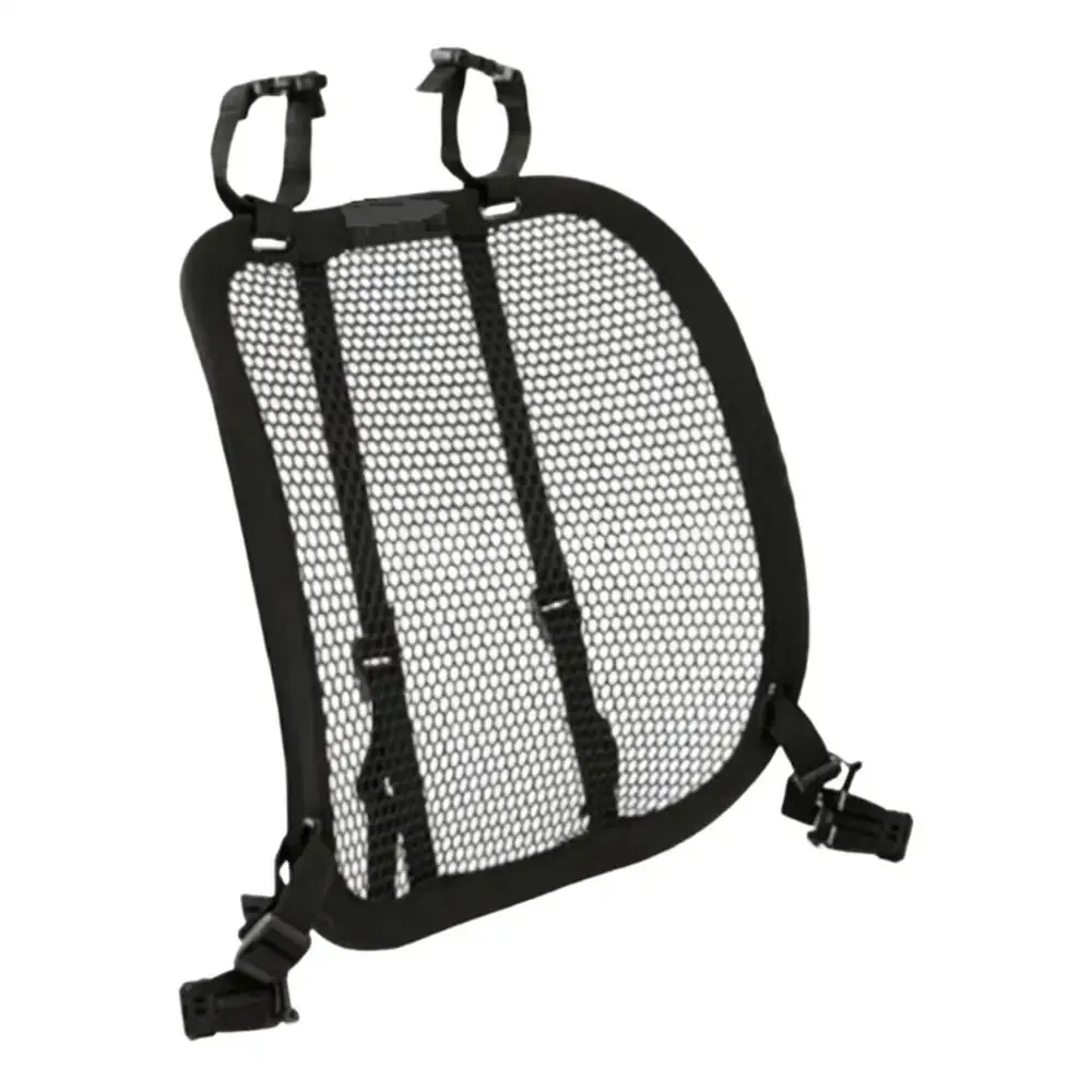 sac dos plastique structure maille hexagonale noire bandes fixation tissu noir jaune usage extérieur randonnée cyclisme