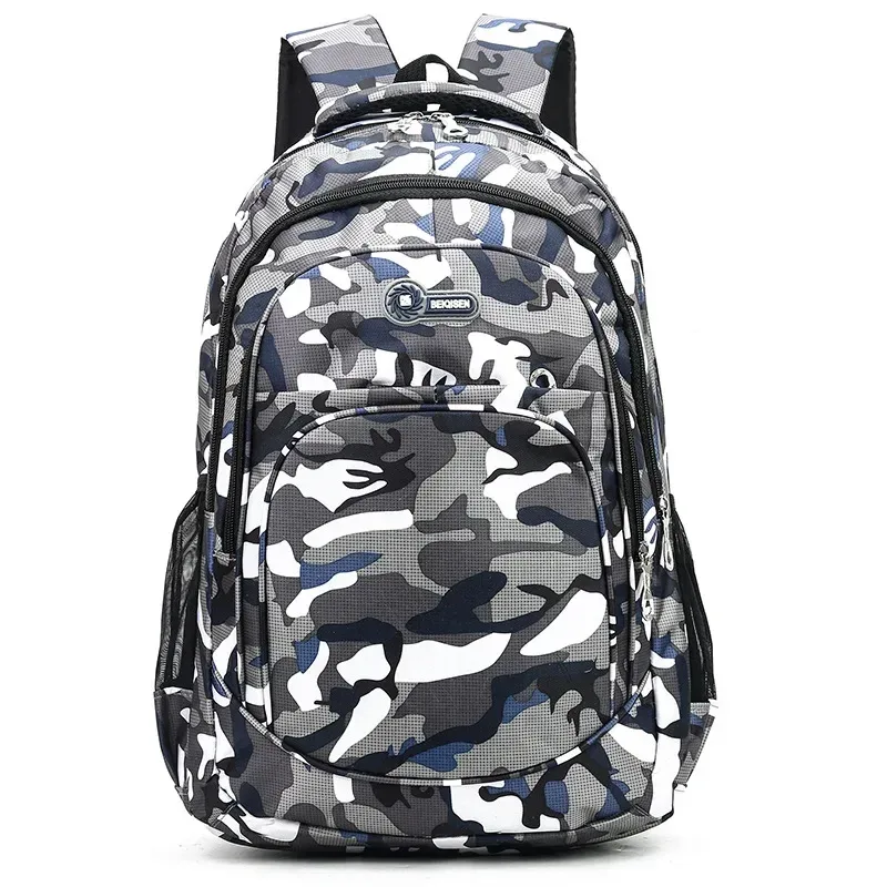 sac à dos scolaire camouflage hommes sacs à dos voyage enfants cartable pour cool garçon sacs d'école militaires pour adolescents garçons filles mochila