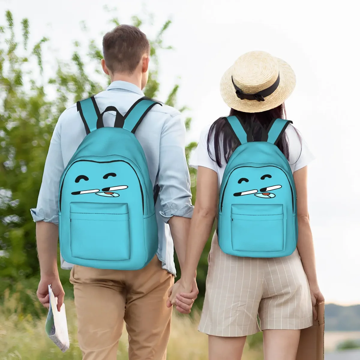 gumballs gum ball watterson sac à dos incroyable à thème de dessin animé pour hommes et femmes, sac à dos tendance pour étudiants, sac à bandoulière pour le collège, sac à bandoulière pour l'extérieur