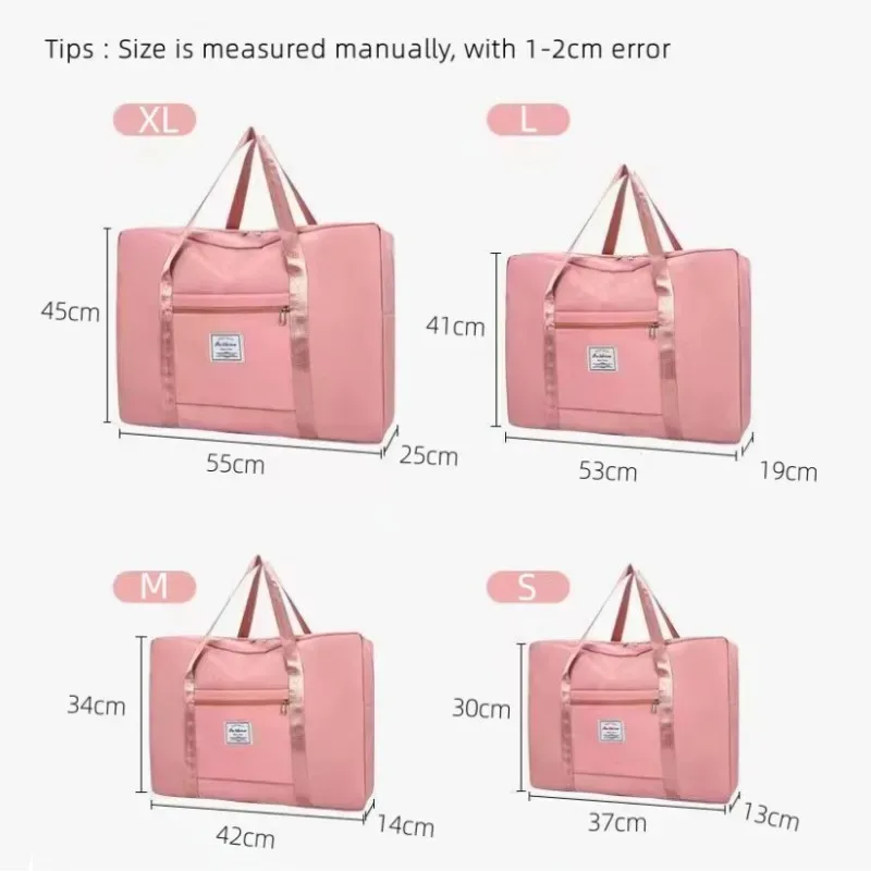 sacs de voyage pliants de grande capacité pour hommes et femmes, sac à main fourre-tout, bagage étanche, salle de sport, yoga, sac de rangement initié