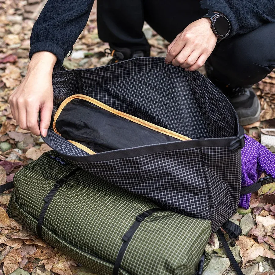 sac d'accessoires pour la randonnée en plein air, sac à dos extensible multifonctionnel en dyneema, compartiment supérieur