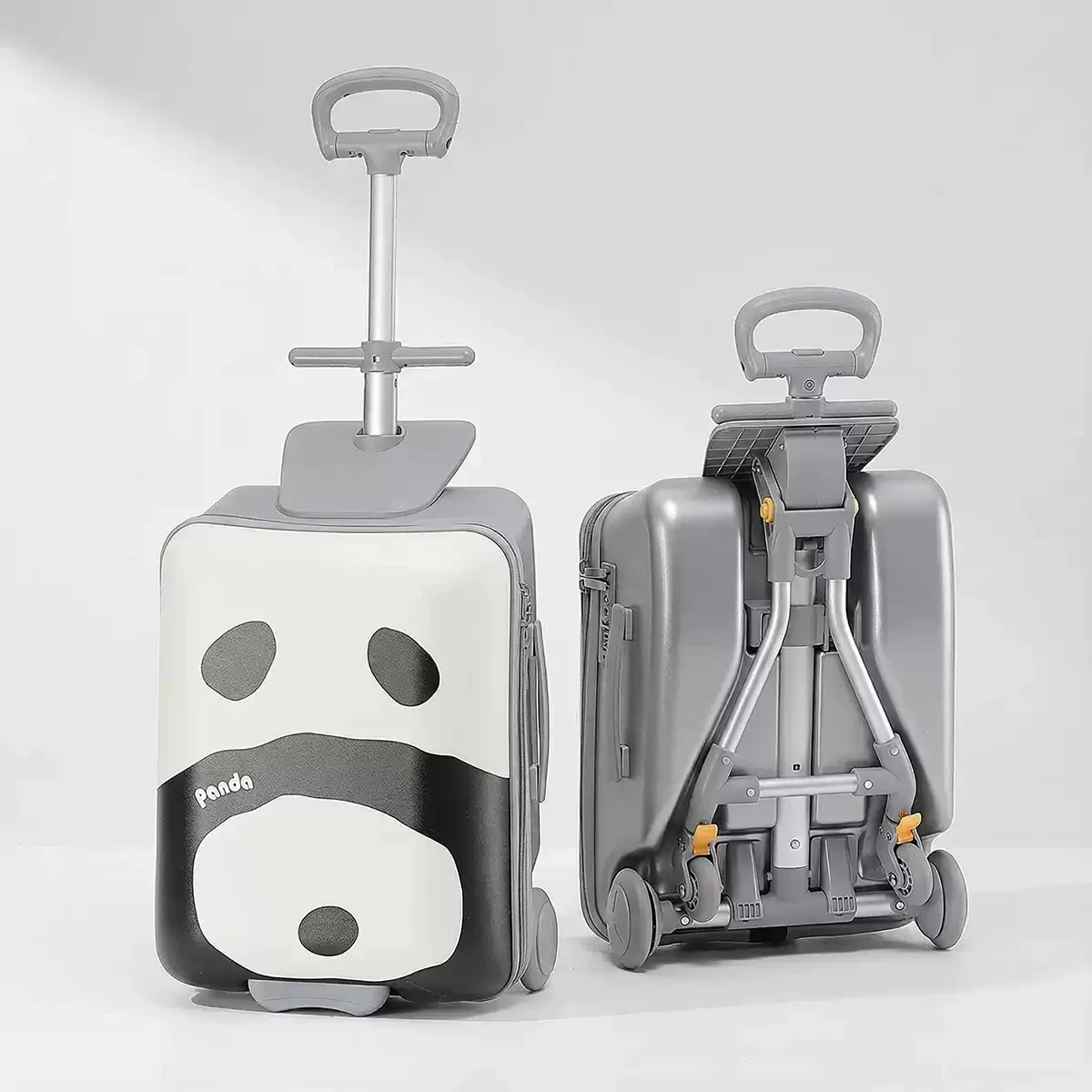 valise de voyage multifonctionnelle pour enfants, chariot à roulettes, bagage à main 20 pouces, poussette pour les voyages