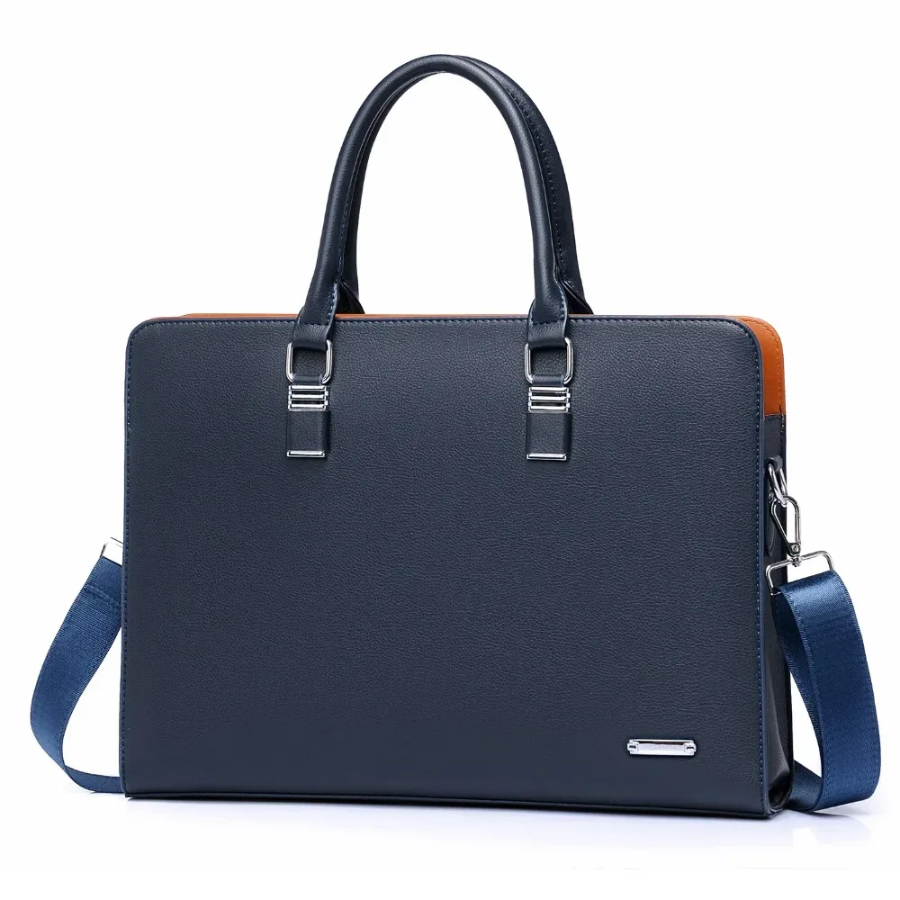 sacs pour hommes grande capacité en cuir sacs à main en peau de vache pour hommes mallette d'affaires sac à bandoulière sac d'ordinateur de voyage d'affaires