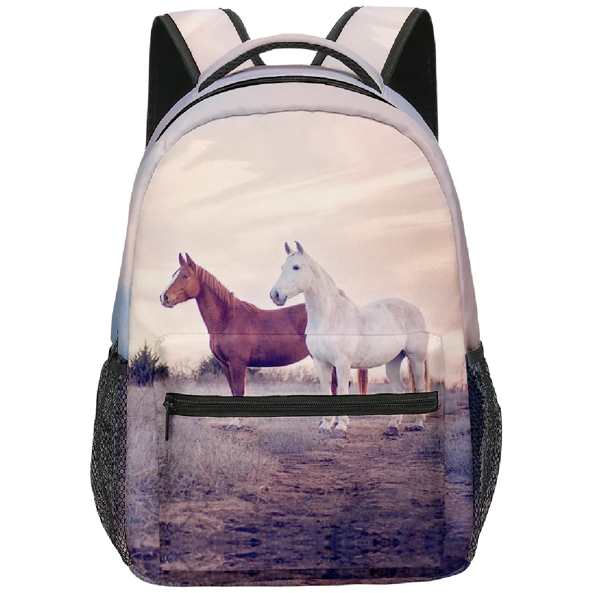 sac dos oxford université cheval licorne dessinanime voyage unisexe polyester pocheint penholder bandoulierearcue jacquard