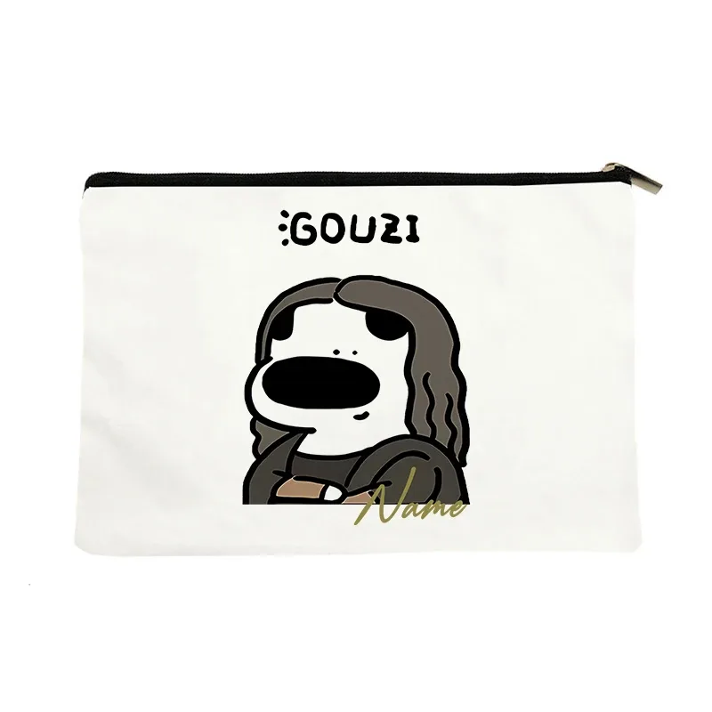 pochette de voyage personnalisée avec nom, pochette de maquillage pour mariage, pochette de maquillage pour fête, sac de maquillage en toile unique, organisateur de cadeaux pour femme