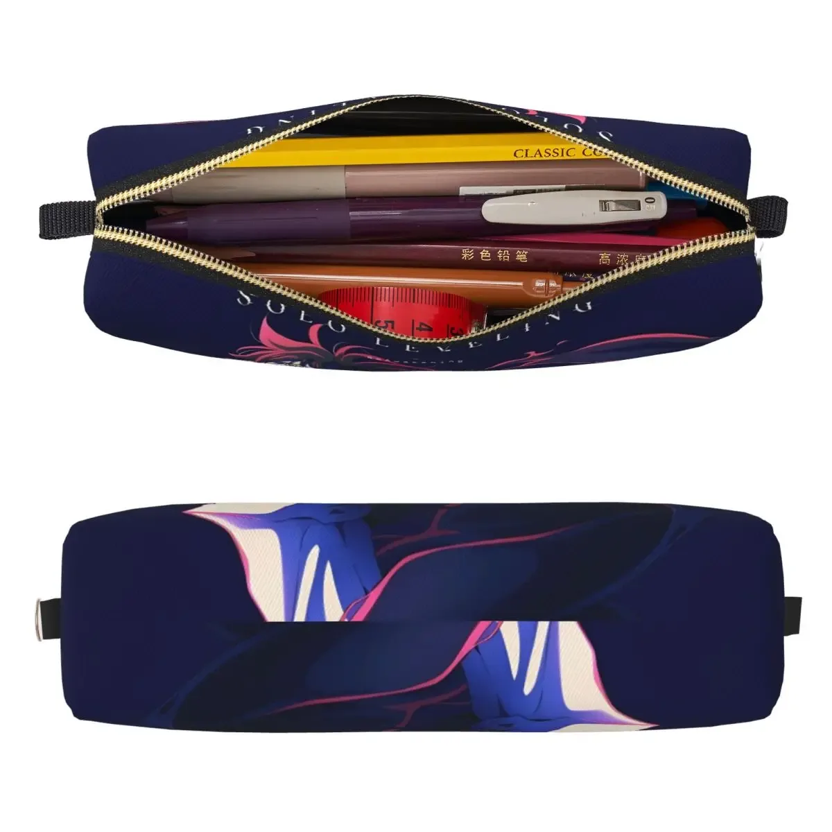 étuis à crayons créatifs s-solo à nivellement l, trousse à crayons pour étudiants, sac de grande capacité, papeterie cadeau scolaire pour étudiants