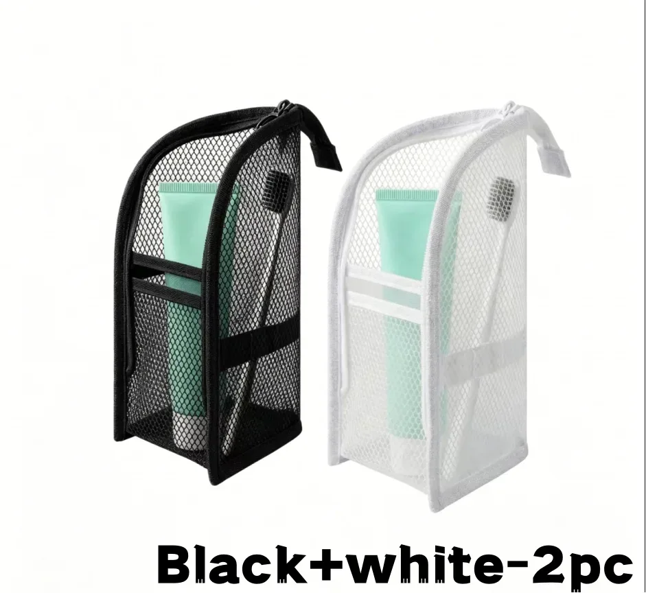 trousse toilette eva imperméable maille pvc classique rose gris blanc noir compartiments vertical organisation hygiene voyage cosmétiques