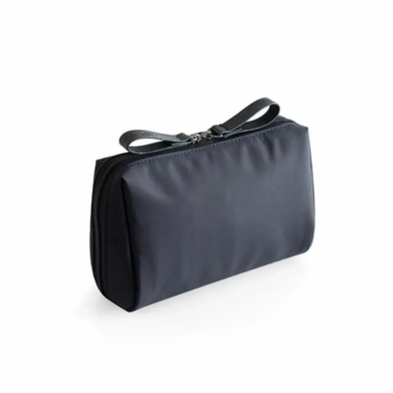 sac de rangement portable en nylon imperméable avec nom personnalisé, sac de rangement à double fermeture éclair, sac de maquillage brodé pour femmes, cadeau parfait pour un mariage, usage quotidien