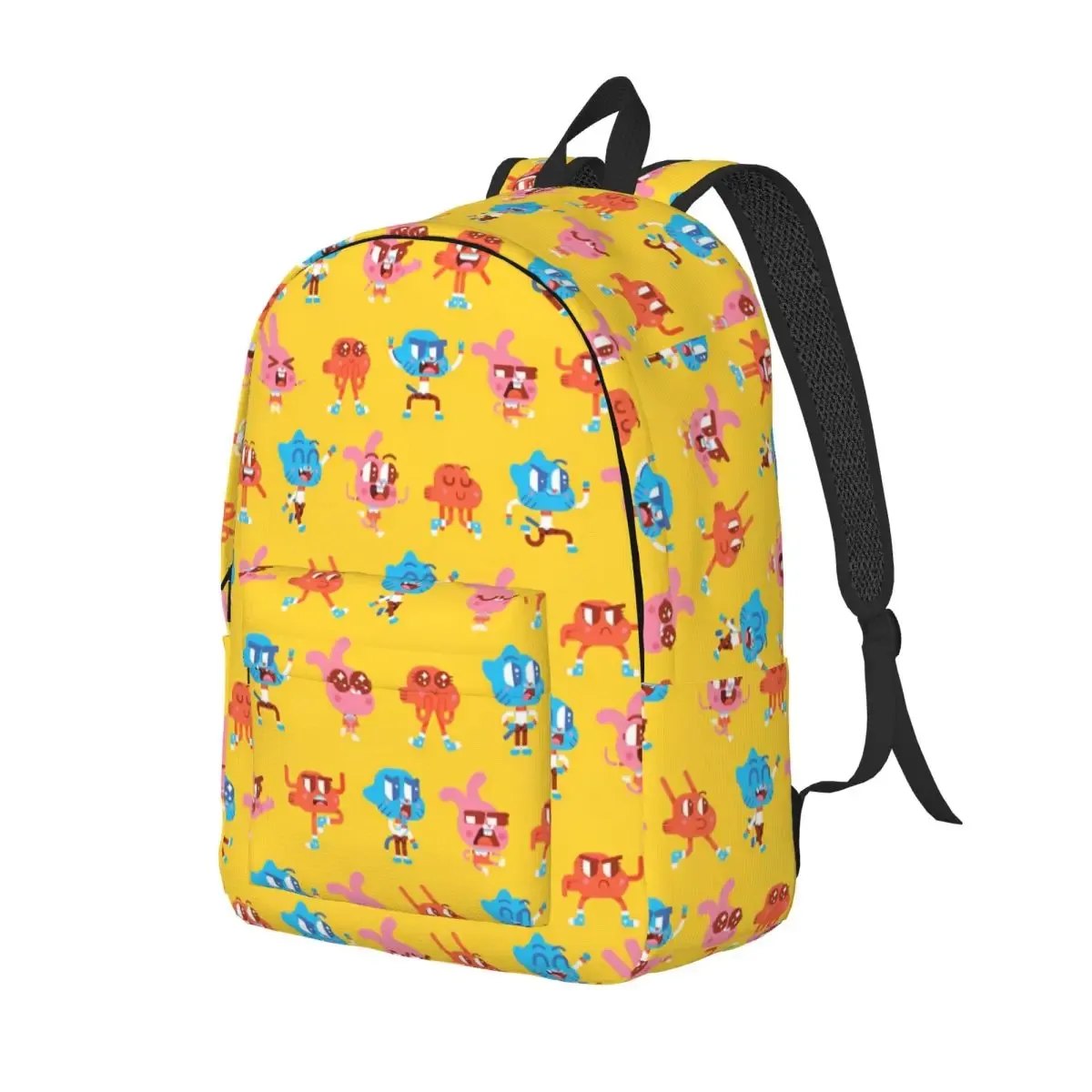 gumball darwin visage mode sac à dos sport lycée affaires jeu vidéo sac à dos pour hommes femmes ordinateur portable toile sacs