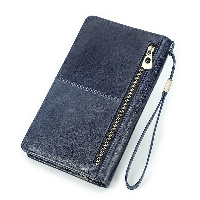 porte-passeport en cuir véritable pour homme de la marque contact avec emplacement pour stylo, portefeuilles de voyage pour passeports familiaux, porte-cartes d'identité, organiseur de documents, pochette pour documents