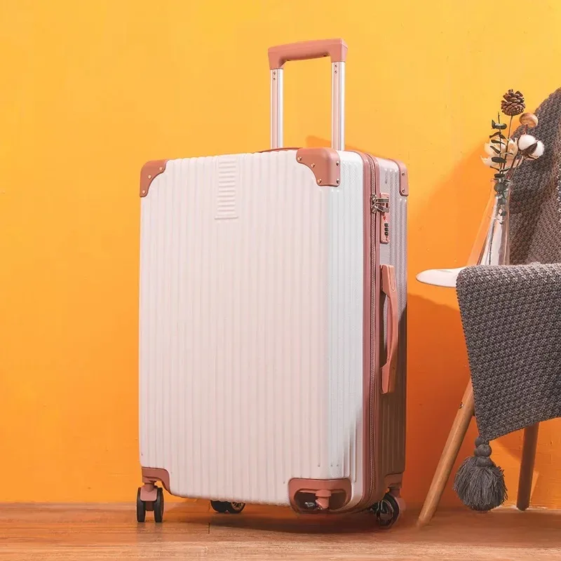 valise rétro personnalisable avec logo, bagage de voyage 20 pouces, bagage cabine en plastique abs, fabriqué en chine continentale