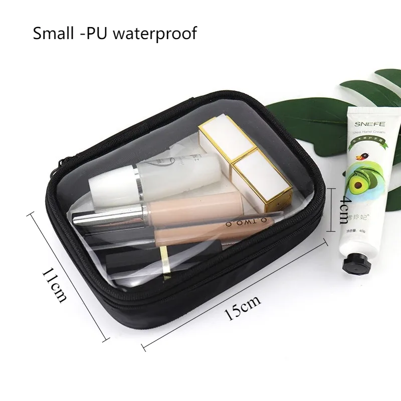 sacs de voyage en pvc pour cosmétiques, trousse de maquillage pour femmes, trousse de maquillage transparente imperméable pour hommes, pochette organisatrice de brosses de toilette