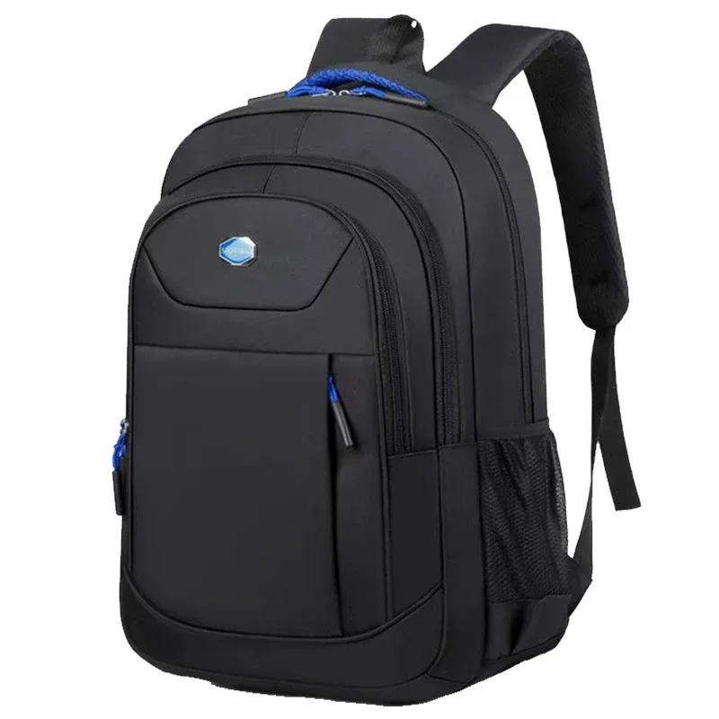 sac à dos respirant grande capacité pour motard avec poche latérale en maille pour bouteille d'eau, sac à dos durable pour ordinateur portable et essentiels de voyage