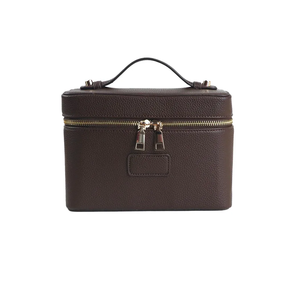 nouvelle trousse de voyage portable en cuir pu grande capacité pour femmes, trousse de maquillage et cosmétiques personnalisable avec logo
