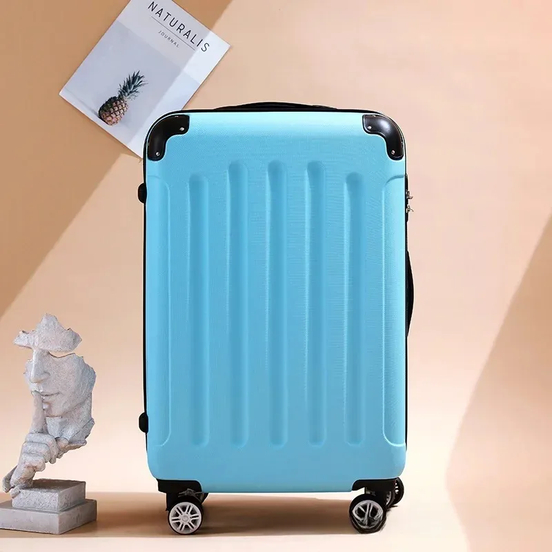 valise rétro personnalisable avec logo, bagage de voyage 20 pouces, bagage cabine en plastique abs, fabriqué en chine continentale