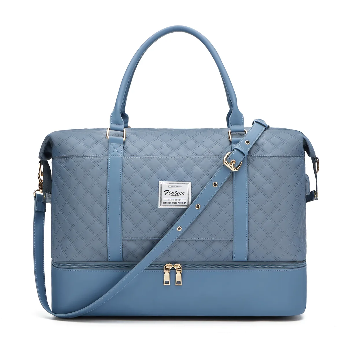 sac de week-end pour femme grand sac de voyage fourre-tout avec compartiment à chaussures pour les essentiels de voyage sac d'hôpital de nuit