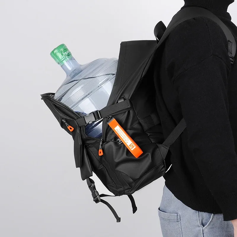 sac à dos de luxe pour hommes, sac à dos pour ordinateur portable de haute qualité 15.6 pouces, sac de voyage étanche de grande capacité, sacs à dos d'école à la mode pour hommes