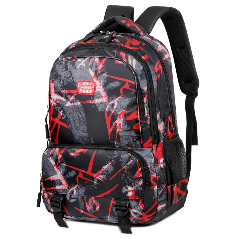 nouveau sac à dos en tissu oxford pour hommes et femmes, sac à dos de voyage à motifs camouflage, sacs pour collège, lycée et école primaire.
