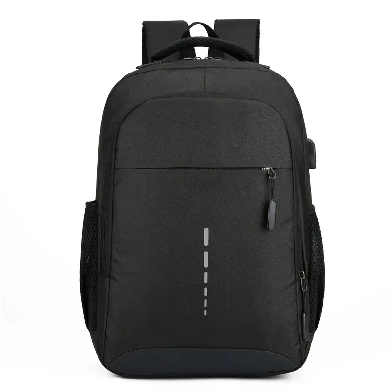 Sac à dos étanche classique pour homme, chargement USB, sac à dos de voyage décontracté, grande capacité, sac d'école pour ordinateur portable