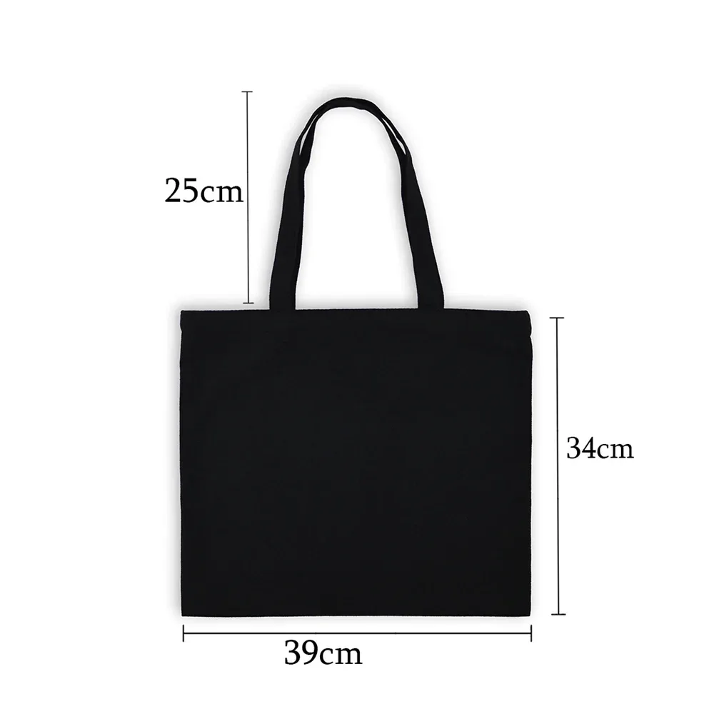 sacs en toile réutilisables pour femmes, sacoches personnalisées avec fermeture éclair, fourre-tout de shopping, à la mode, noir, blanc, beige