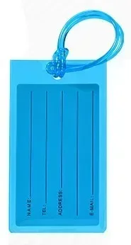porte-étiquette de bagage coloré structurels ent en pvc, porte-carte d'embarquement, étiquette de voyage, couverture de carte d'avion, étiquettes volantes anti-perte
