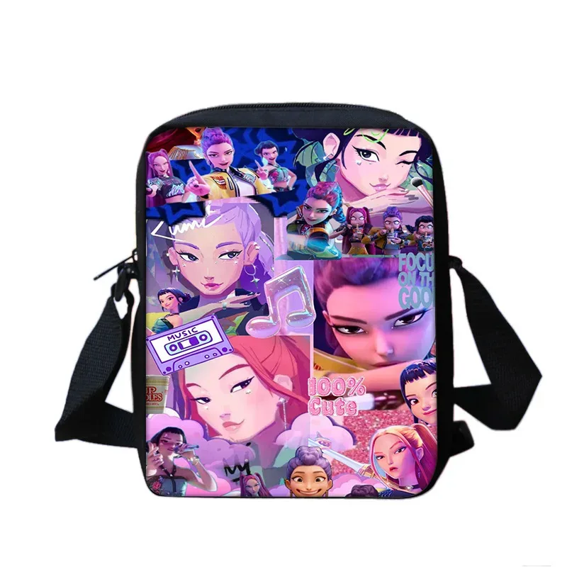 sac à bandoulière pour enfants, avec motifs de dessins animés, bretelles réglables, fermeture à glissière sécurisée, sac léger à porter à l’épaule pour garçons et filles.
