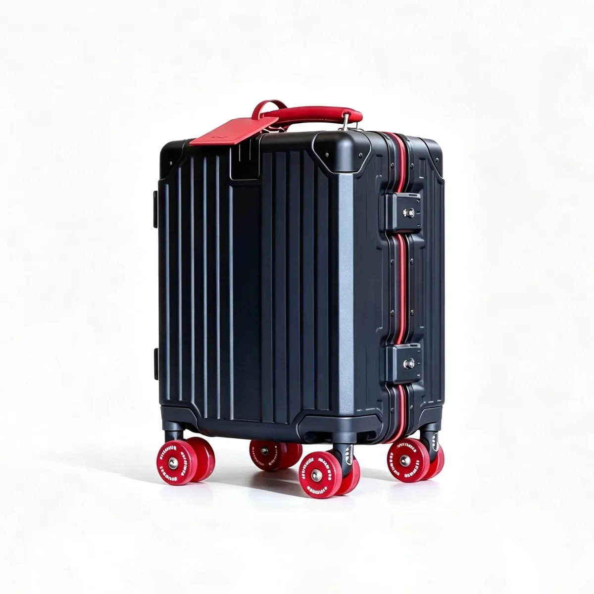 valise de voyage miniature à roulettes de 14 pouces, bagage cabine avec serrure tsa, cadre en aluminium, roues pivotantes, sac pour enfant