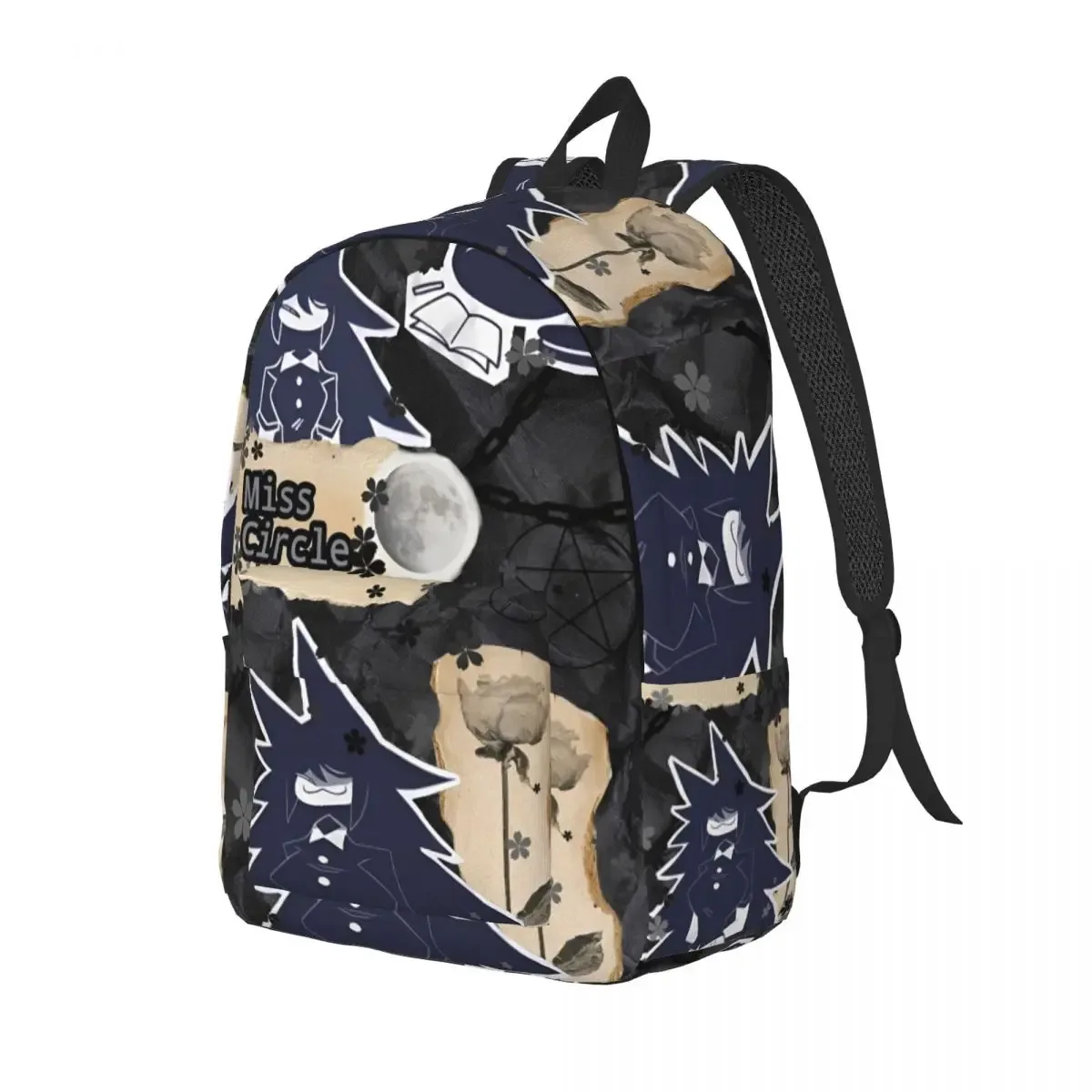 sac à dos d'éducation financière en papier anime pour hommes et femmes, sac à dos d'affaires pour étudiants adolescents, sac à bandoulière léger pour collège