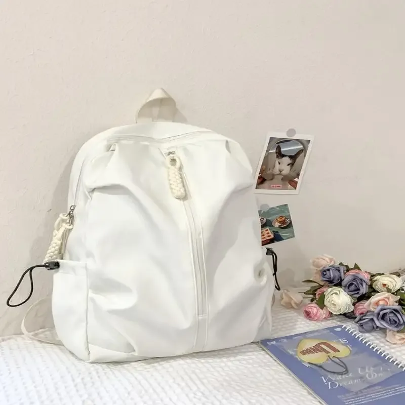 sac à dos de voyage léger au design simple, grande capacité, idéal pour les étudiants et les activités sportives