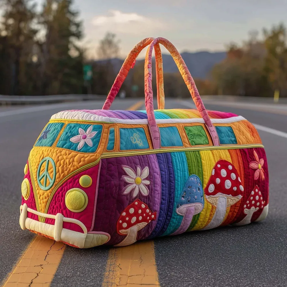 sac de voyage matelassé 3d grande capacité, imperméable, pour courts séjours, sac fourre-tout, sac de sport, camping, randonnée