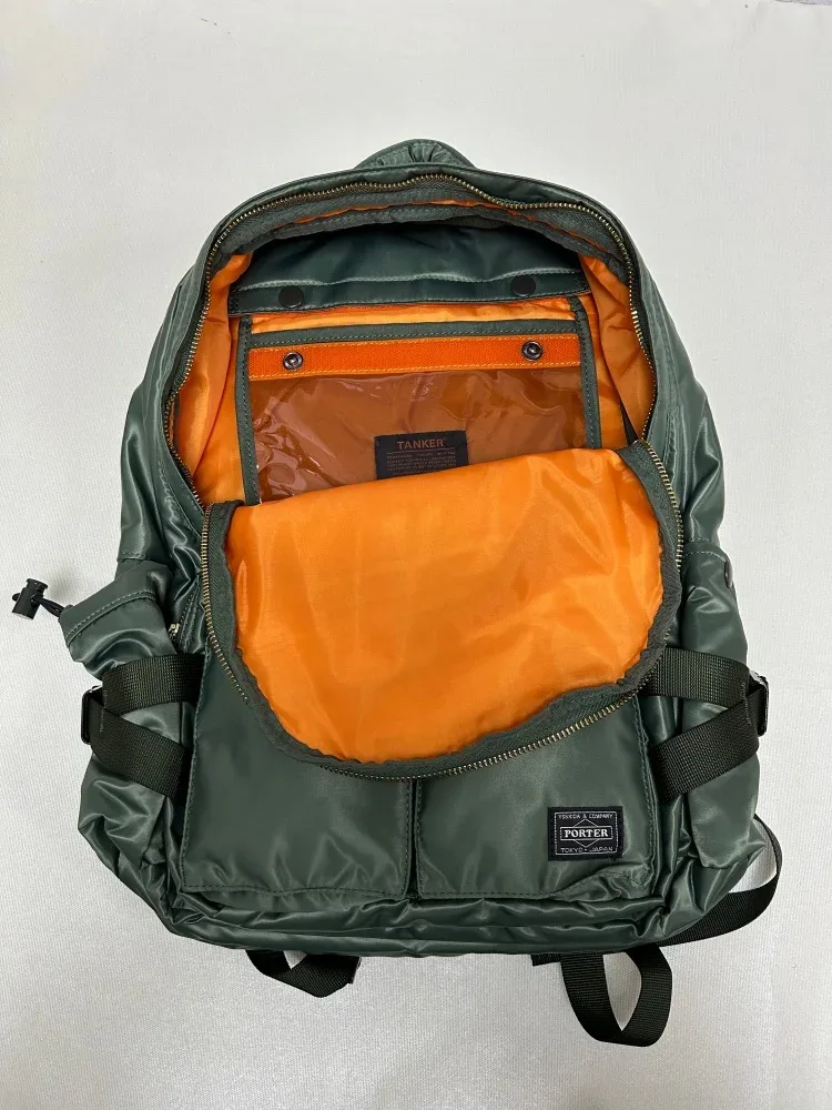 porter tanker 622-19842 sac à dos en nylon souple pour homme, grande capacité, pour ordinateur portable, randonnée, voyage d'affaires, école, sport, antivol, sac à dos de jour
